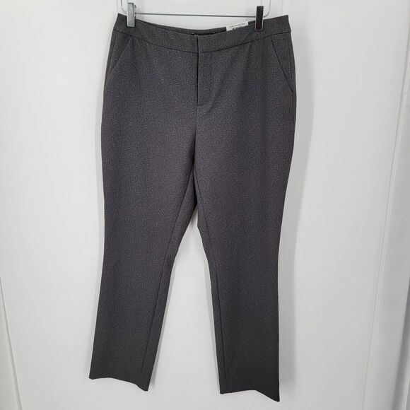 INC Pants Core Collection Womens 8 Slim Regular Ankle Mid Rise Heather Gray - Picture 1 of 11
